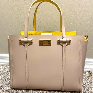 Kate Spade Arbour Hill Tote- Yellow and Nude